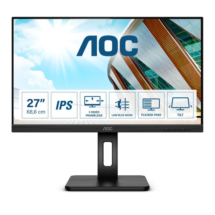AOC 27 16.9 PRO-LINE BLACK FRAMELESS 1920X1080 75HZ